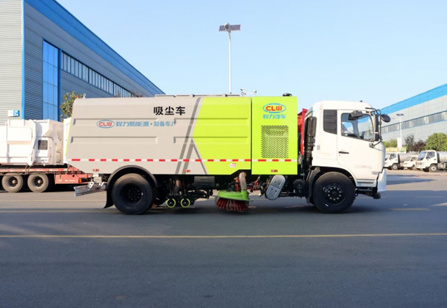 國六東風(fēng)天錦干掃車吸塵車